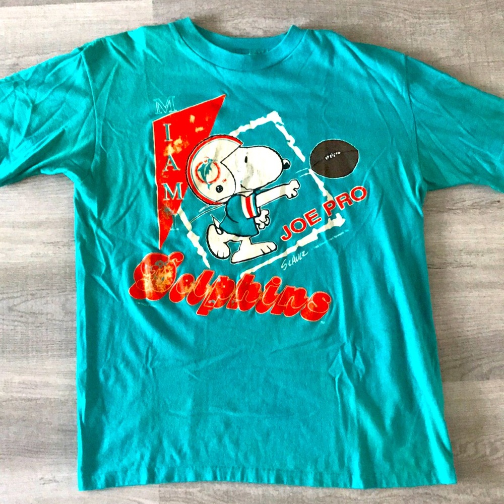 Vintage Miami Dolphins Snoopy T-shirt